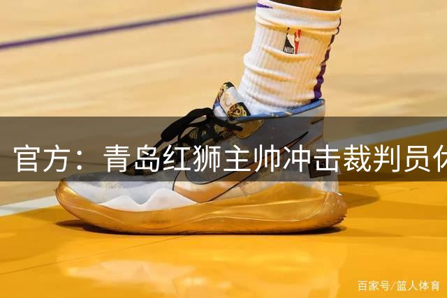 官方：青岛红狮主帅冲击裁判员休息室言语威胁 禁赛10场罚款5万元